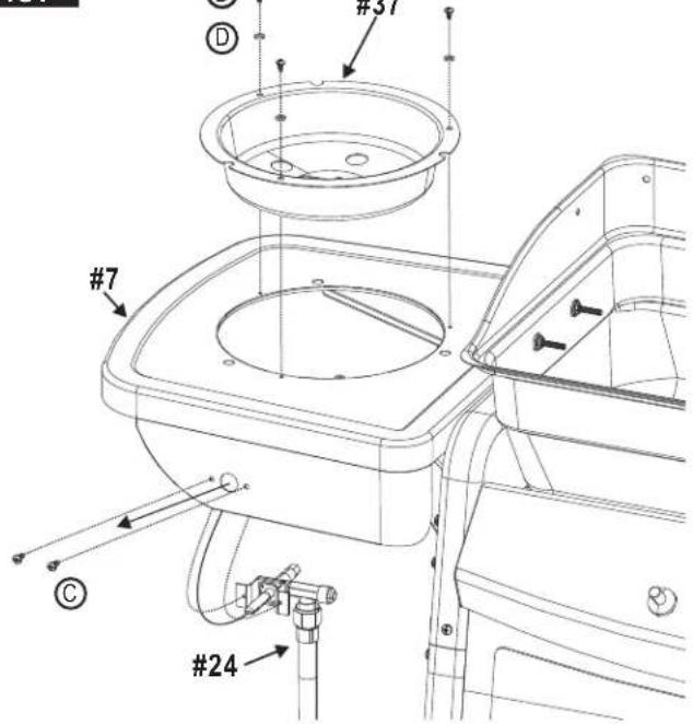 CHAR BROIL C23G3 - LIST DES PIECES - 9