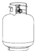 CHAR BROIL C23G3 - Reservoir de gaz. - 1