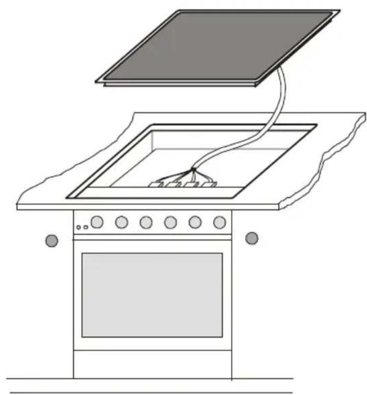 BAUKNECHT EKA 6486 - INSTALLATION DE LA TABLE DE CUISSON - 2