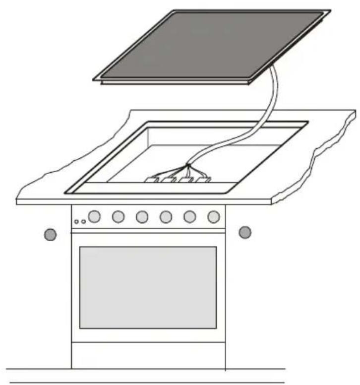 BAUKNECHT EKA 6486 - EINBAU DES KOCHFELDES - 2