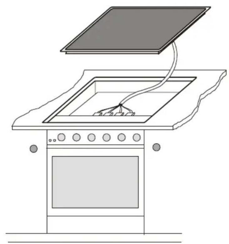 BAUKNECHT EKA 6486 - INSTALLAZIONDEL PIANO DI COTTURA - 2