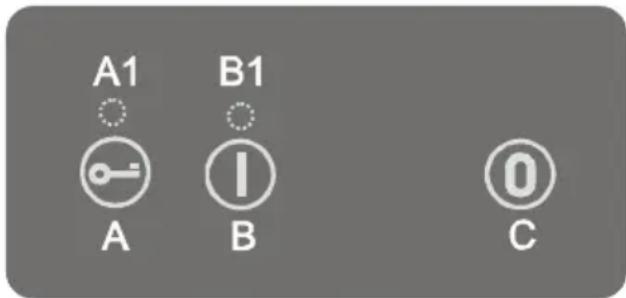 BAUKNECHT EKA 6486 - Les touches sensitives de la zone chauffe-plats - 1