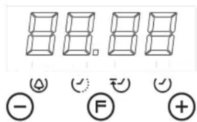 8 8. 8 8 (△) (√) (→) (√) - F +