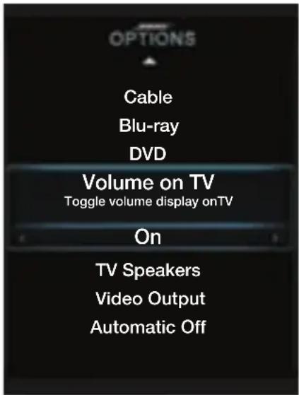 BOSE Lifestyle SoundTouch 535 - Utilisation du menu OPTIONS du système - 2