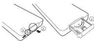 GENEVA Model XXL Wireless DAB+ - Hur byer man batteri I fntkontrollen? - 1