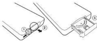 GENEVA Model XXL Wireless DAB+ - Hoe de batterij van de afstandsbiediening te venvangen? - 1