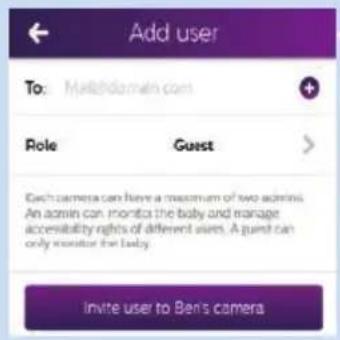 PHILIPS AVENT SCD870 - Einladen von Gästen und einem zweiten Administrator - 3