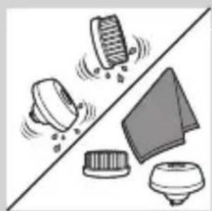 PHILIPS AquaTouch S7320 - Pulizia dell'accessorio spazzola di pulizia - 2