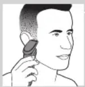 PHILIPS AquaTouch S7320 - Brug af shaveren - 4