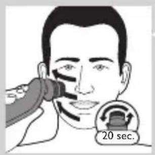 PHILIPS AquaTouch S7320 - Using the beard styler attachment without comb - 5