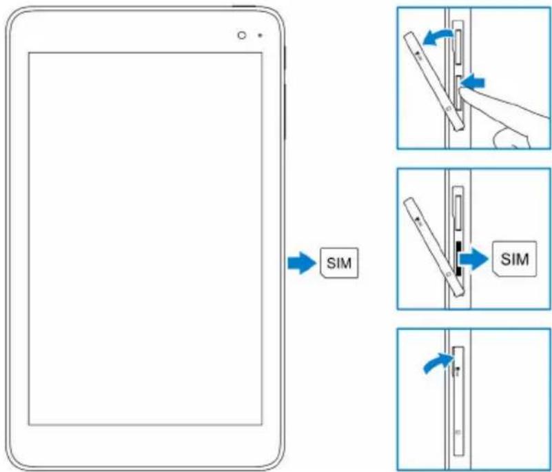DELL Venue 5855 - Removing the micro-SIM card - 2