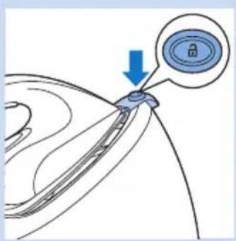 PHILIPS PerfectCare Aqua GC8641 - Taşıma kilidi (sadece belirli modellerde) - 1