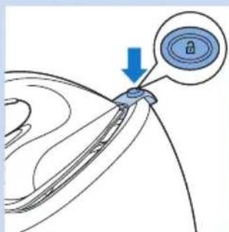 PHILIPS PerfectCare Aqua GC8641 - Verrouillage du fer (certains modèles uniquement) - 1