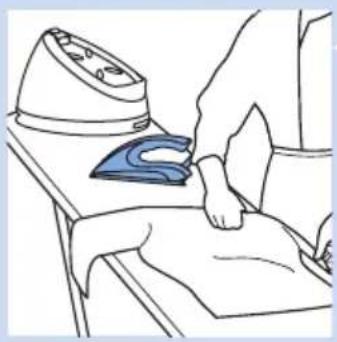 PHILIPS PerfectCare Aqua GC8641 - Pousar o ferro durante o engomar - 1
