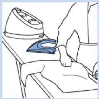 PHILIPS PerfectCare Aqua GC8641 - Abstellen des Bügeleisens während des Bügelns - 2
