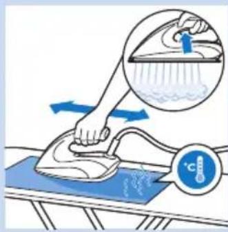 PHILIPS PerfectCare Aqua GC8641 - Avkalking av strykesålen på strykejernet - 4