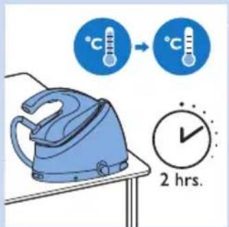 PHILIPS PerfectCare Aqua GC8641 - Είναι ιδιαίτερα σημαντικό να πραγματοποιείτε τη διαδικασία αφαίρεσης αλάτων μόλις αρχίσει να αναβοσβήνει η λυχνία EASY DE-CALC. - 2