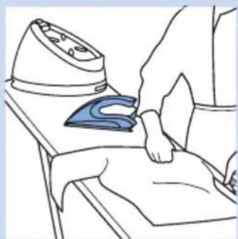 PHILIPS PerfectCare Aqua GC8616 - Sette fra deg strykejernet under bruk - 2