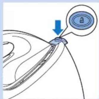 PHILIPS PerfectCare Aqua GC8616 - Draagvergrendeling (alleen bepaalde typen) - 1