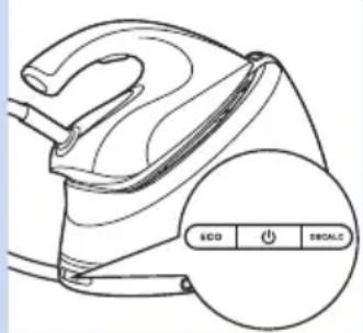 PHILIPS PerfectCare Aqua GC8616 - Modus for automatisk avslåing (kun bestemte modeller) - 1