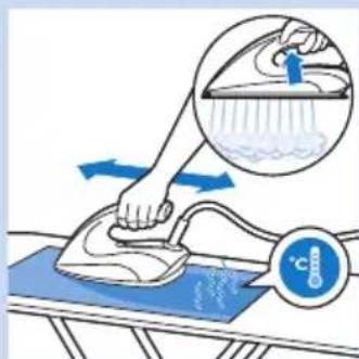 PHILIPS PerfectCare Aqua GC8616 - De zoolplaat van het strijkijzer ontkalken - 4