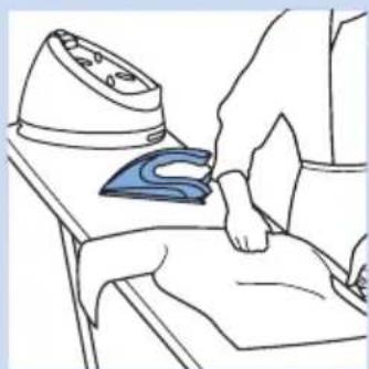 PHILIPS PerfectCare Aqua GC8616 - ÜTÜ Yaparken ütüyü yerleşirme - 2