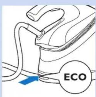 PHILIPS PerfectCare Aqua GC8616 - Aειτουργia ECO - 1