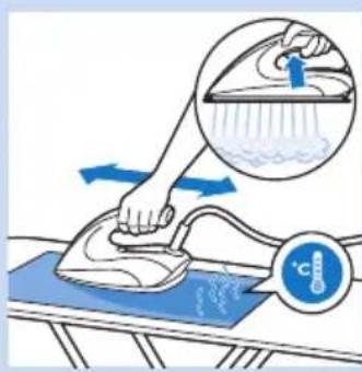 PHILIPS PerfectCare Aqua GC8616 - Avkalking av strykesålen på strykejernet - 4