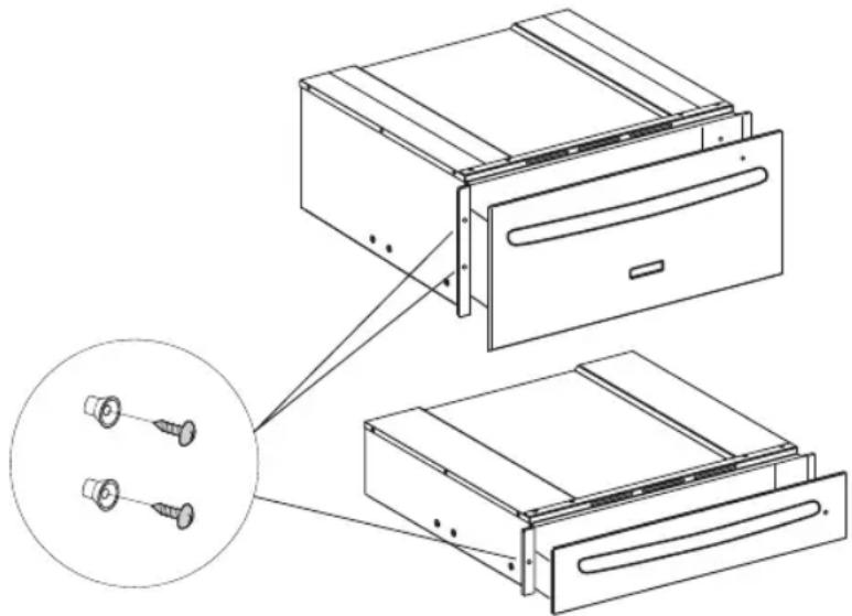 KITCHENAID KSDX 1410 - Dimensions de l'encastrement - 1