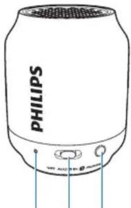 PHILIPS BT50A - Présentation du haut-parleur - 1