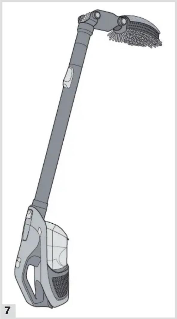DIRT DEVIL DUSTY 360 - Use as an upright vacuum cleaner for cleaning overhead - 1