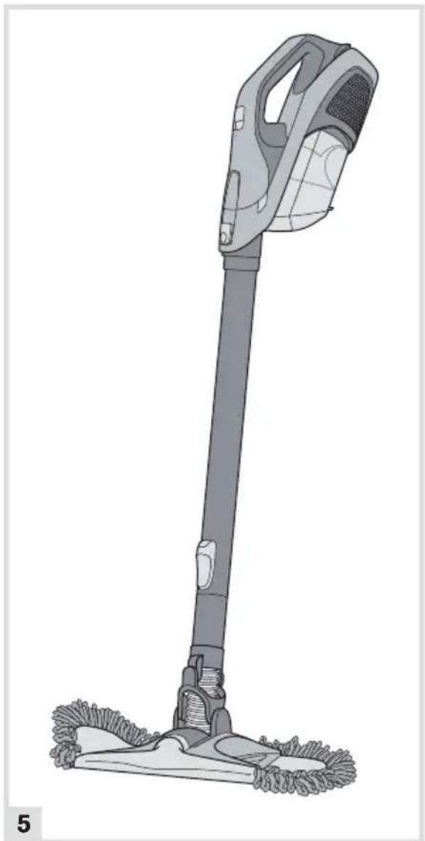 DIRT DEVIL DUSTY 360 - Use as an upright vacuum cleaner for cleaning floors - 1