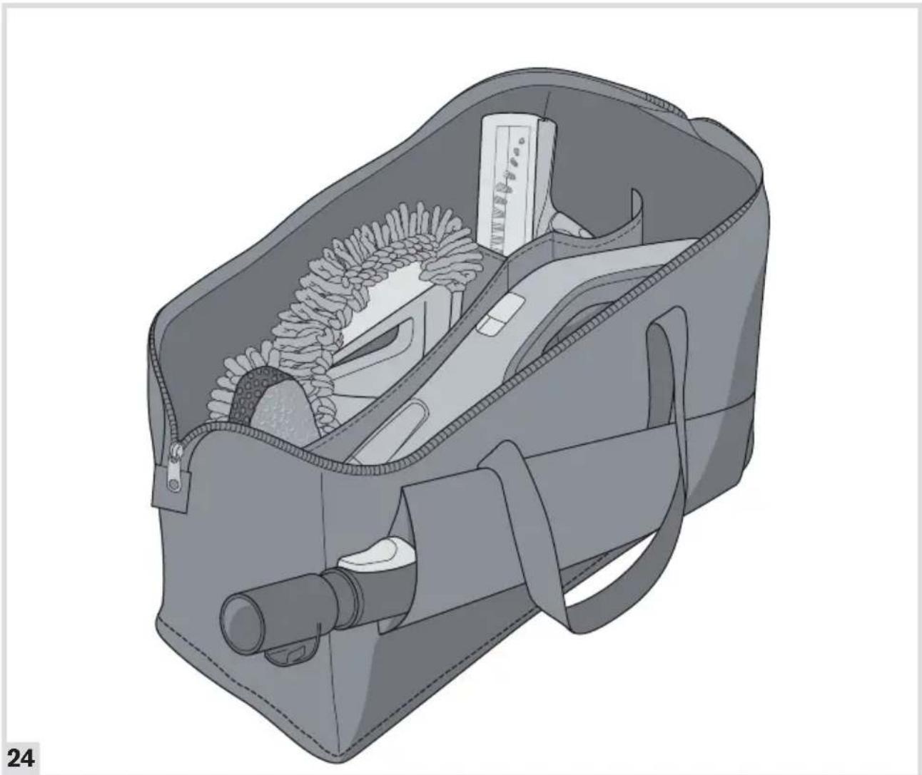 DIRT DEVIL DUSTY 360 - Storing the appliance and accessories - 1