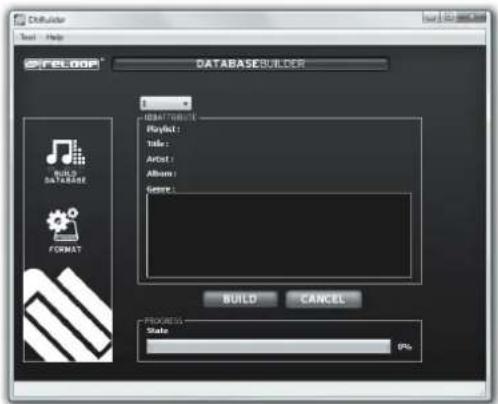 Reloop RMP2.5 ALPHA - Verwendung des Database Builder - 1