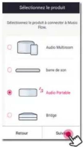 LG NP8350B - Connexion de l'enceinte à votre réseau via la méthode de configuration wi-fi (android) - 2