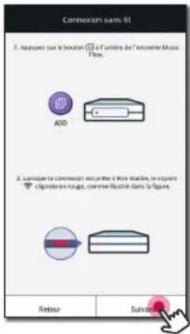 LG NP8350B - Si au moins une enceinte est reliée par câble au routeur - 6