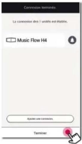 LG NP8350B - Connexion de l'enceinte à votre réseau via la méthode de configuration wi-fi (android) - 9