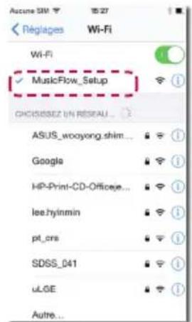 LG NP8350B - Connexion de l'enceinte à votre réseau via la méthode de configuration wi-fi (ios) - 5
