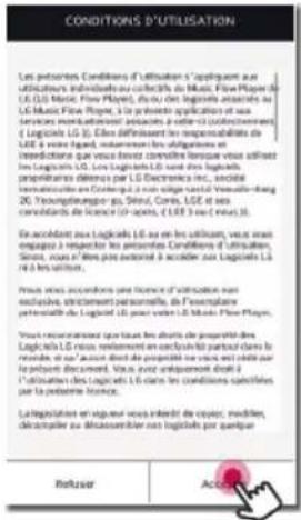 LG NP8350B - Prise en main de l'application music flow player - 1