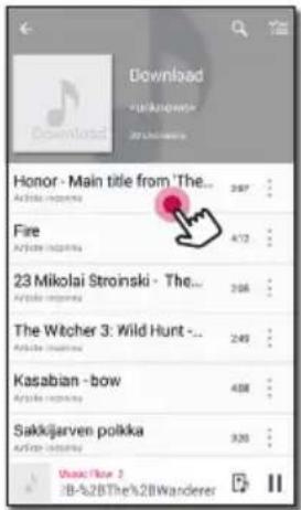 LG NP8350B - Lecture d'une chanson - 4