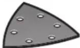 BOSCH PMF 220 CE - Selección de la hoja lijadora - 1