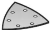 BOSCH PMF 220 CE - Choix de la feuille abrasive - 1