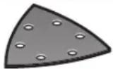 BOSCH PMF 220 CE - Val av slipblad - 1