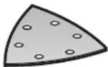 BOSCH PMF 220 CE - Scelta del foglio abrasivo - 2