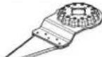 BOSCH PMF 220 CE - Choix de l'accessoire de travail - 25