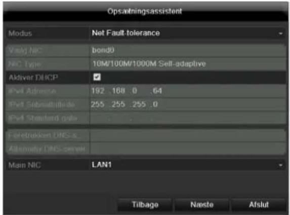 ABUS TVVR36100 - Netværksindstillinger - 1