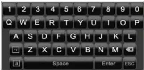 ABUS TVVR36100 - On-screen keyboard - 1