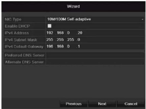 ABUS TVVR36100 - Network Settings - 1