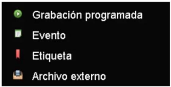 ABUS TVVR36100 - Selección del tipo de reproducción - 1
