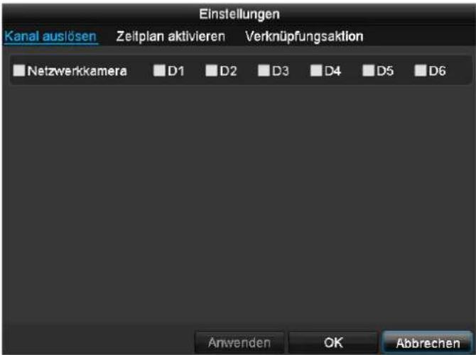 ABUS TVVR36100 - Kanal auslösen - 1